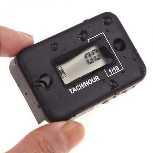 Waterproof Digital Hour Meter Durable Portable Engines Hour Meter Universal 1pcs Gas Engine Timer Car