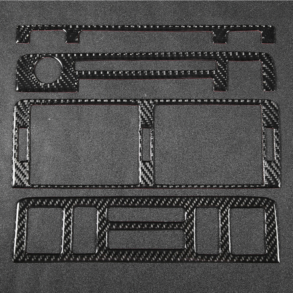 Carbon Fiber Center Control Trim Frame Kit Fits For Bmw E46 M3 1998-2005 8071323828703
