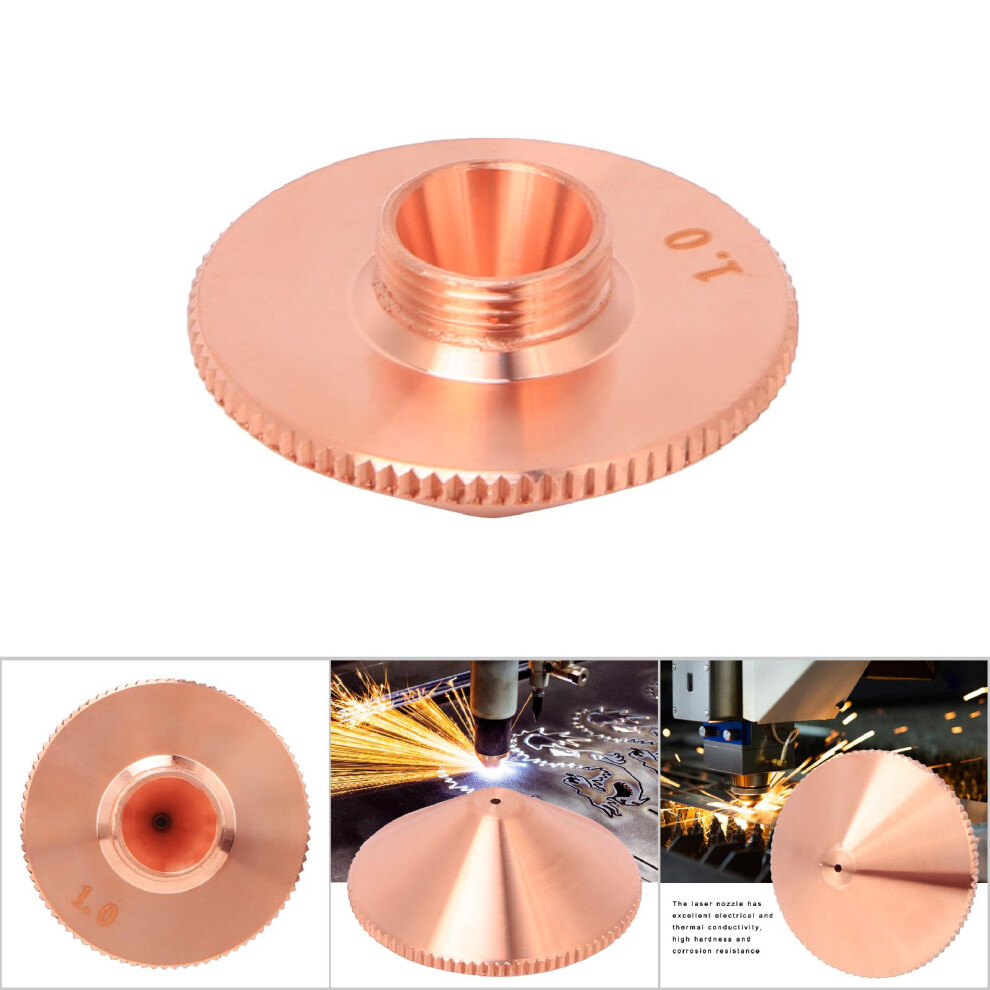 1Pc Single Layer Laser Nozzle Brass For Co2 Fiber Laser Cutting Machine 0.8/1.0/1.2/1.4/1.5Mm1.0mm 8421323829390