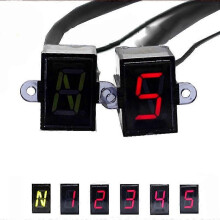 Universal Motorcycle Super 6 Speed Display Digital Off-Road Moto Motocross LED Neutral Light Display