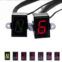 Universal Motorcycle Super 6 Speed Display Digital Off-Road Moto Motocross LED Neutral Light Display