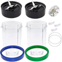 12Pcs Cross Blad 16Oz High Can Cup Damping Pad And Gasket And Cup Lip Ring Replacement Kit For MB1001