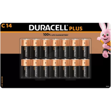 Duracell Plus Power C Batteries 14 Pack