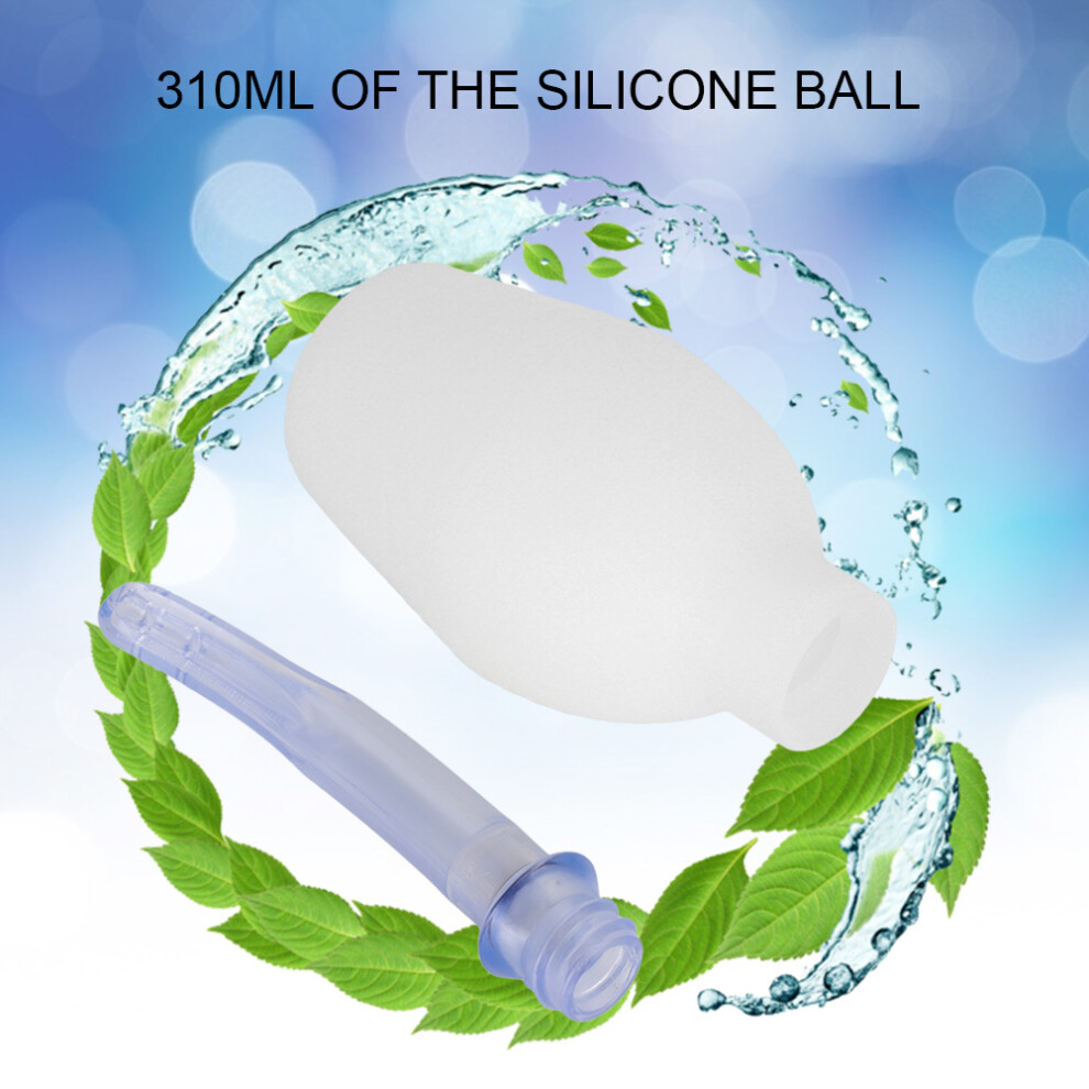 Silicone Women Female Anal Douche Enema Bulb Vaginal Douche Enema Cleaner
