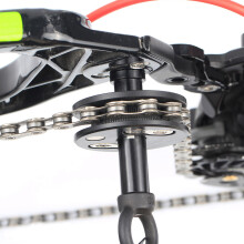 RL210 Schwarzer virtueller Schwungradhalter für Mountainbikes, 15 cm