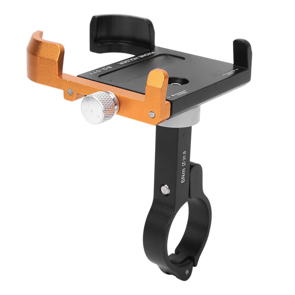 Aluminum Alloy 360 Degrees Rotational Bicycle Phone Navigation Fixed Bracketblack Gold 8711323839544