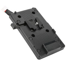 V-Mount V-Lock Batterieplatte D-Tap Stromversorgung für URSA Mini 4K/4.6K/Pro Black