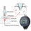 Portable 0-100HC Shore C Hardness Tester Meter Digital Durometer Scale for Sponge Soft Material with Large LCD Display 5