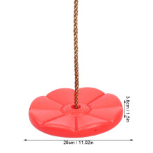 Kletterseil Baum-Schaukel Indoor Outdoor Disc-Sitz Kinder Spielgerät Rot