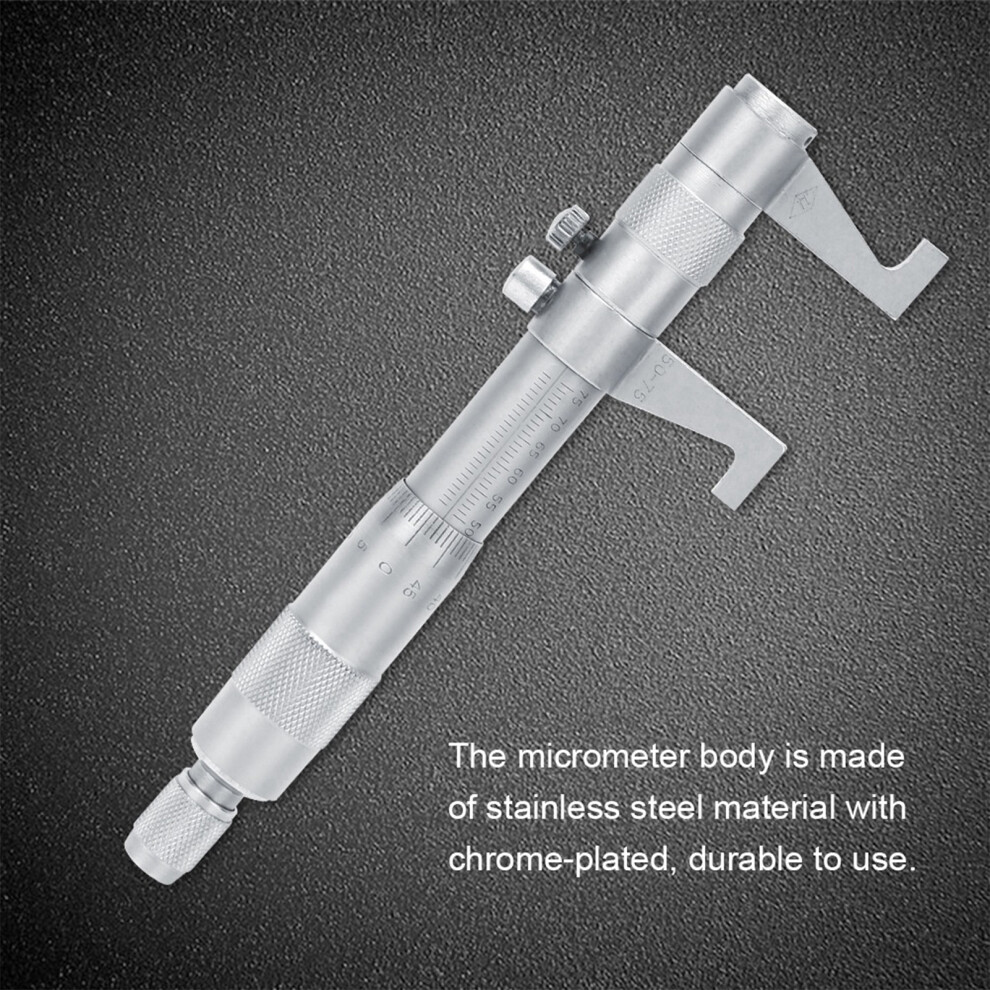 Inside Micrometer Stainless Steel High Accuracy Measurement Tool With Alloy Head 25Â50Mm/50Â75Mm 3261323843423