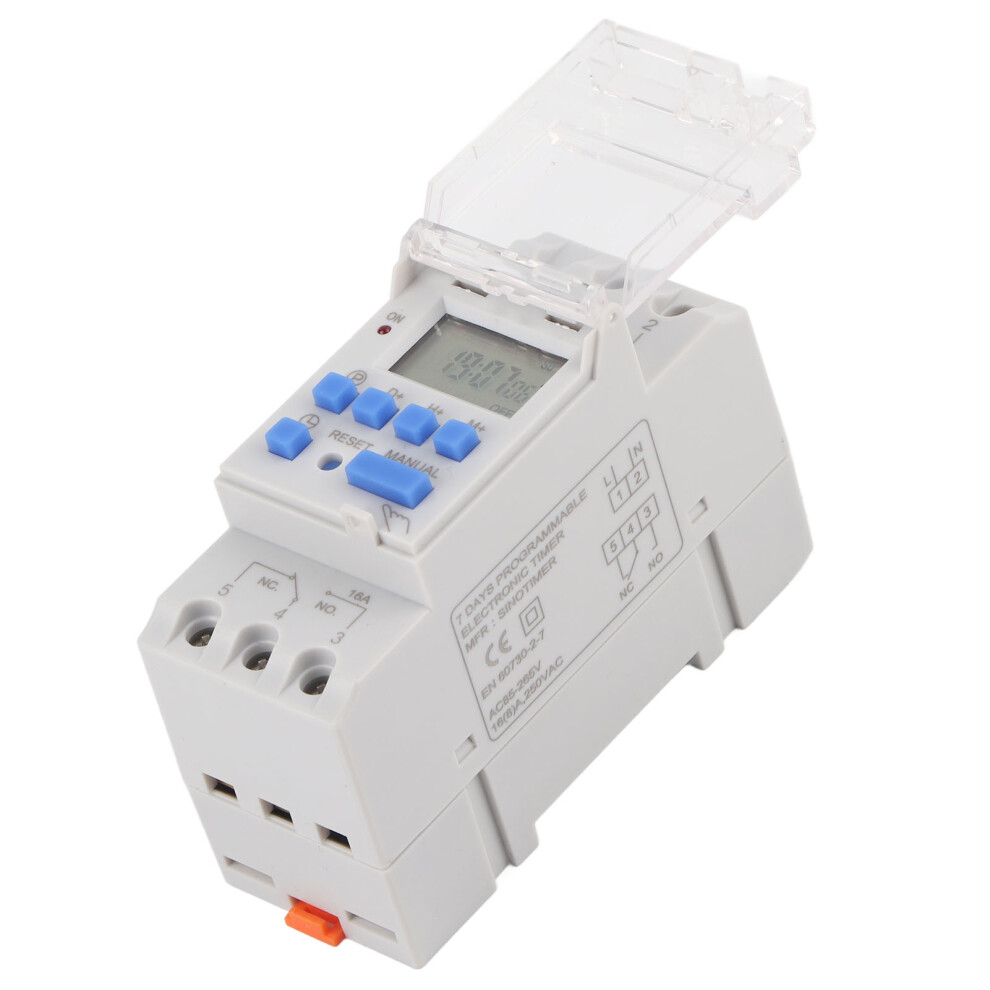 85Â265V Ac 16A Weekly 12/24Hrs Timer Switch Lcd On Off Control Programmable Time Relay 9311323843702