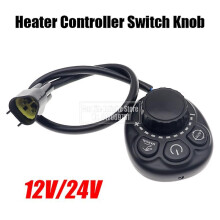 1pc 12V/24V Car Auto Parking Heater Controller Switch Knob for Track Diesel Air Heater Start or Stop
