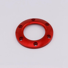 Car Styling Racing Sports Steering Wheel Button Cover Carbon Fiber Horn Aluminum PCD Edge 70mm-10088