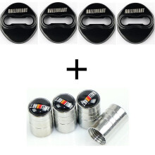 Door Lock Cover Car Styling Emblems Case For Mitsubishi Lancer 10 RalliArt Asx Lancer Outlander Pajero