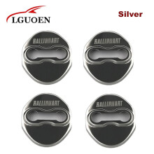 Door Lock Cover Car Styling Emblems Case For Mitsubishi Lancer 10 RalliArt Asx Lancer Outlander Pajero