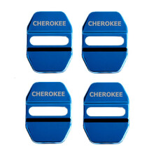 Car Styling Car Door Lock Cover Car Emblems Case for Jeep Renegade 2016 2017 2018 Cherokee XJ Accessories