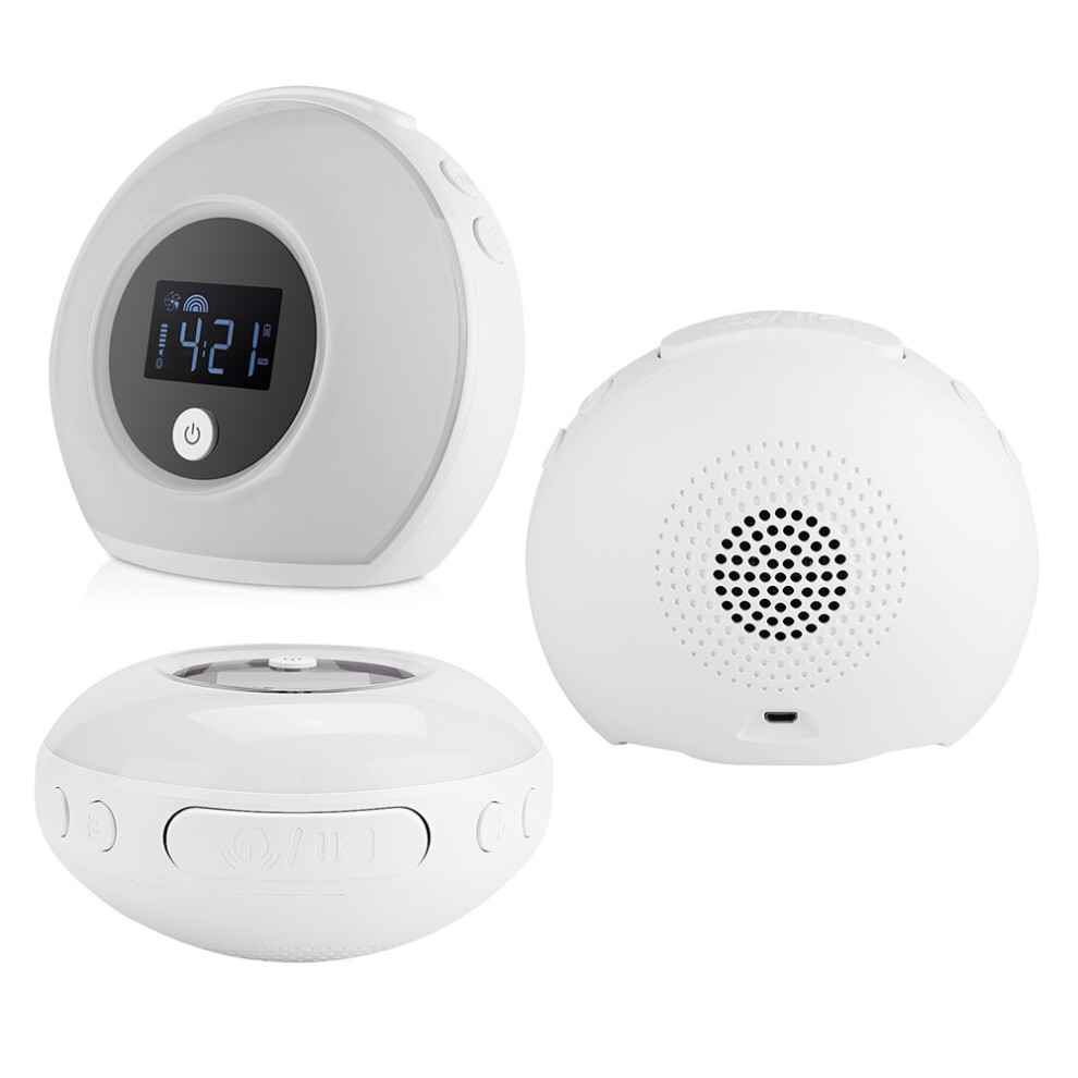 Colourful Wake Up Breathing Lamp Children Bluetooth Speaker Table Alarm Clock For Bedroom Light
