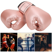 Rosa Kinder-Boxhandschuhe aus PU-Leder 23 cm Sparring- und Trainingsausrüstung