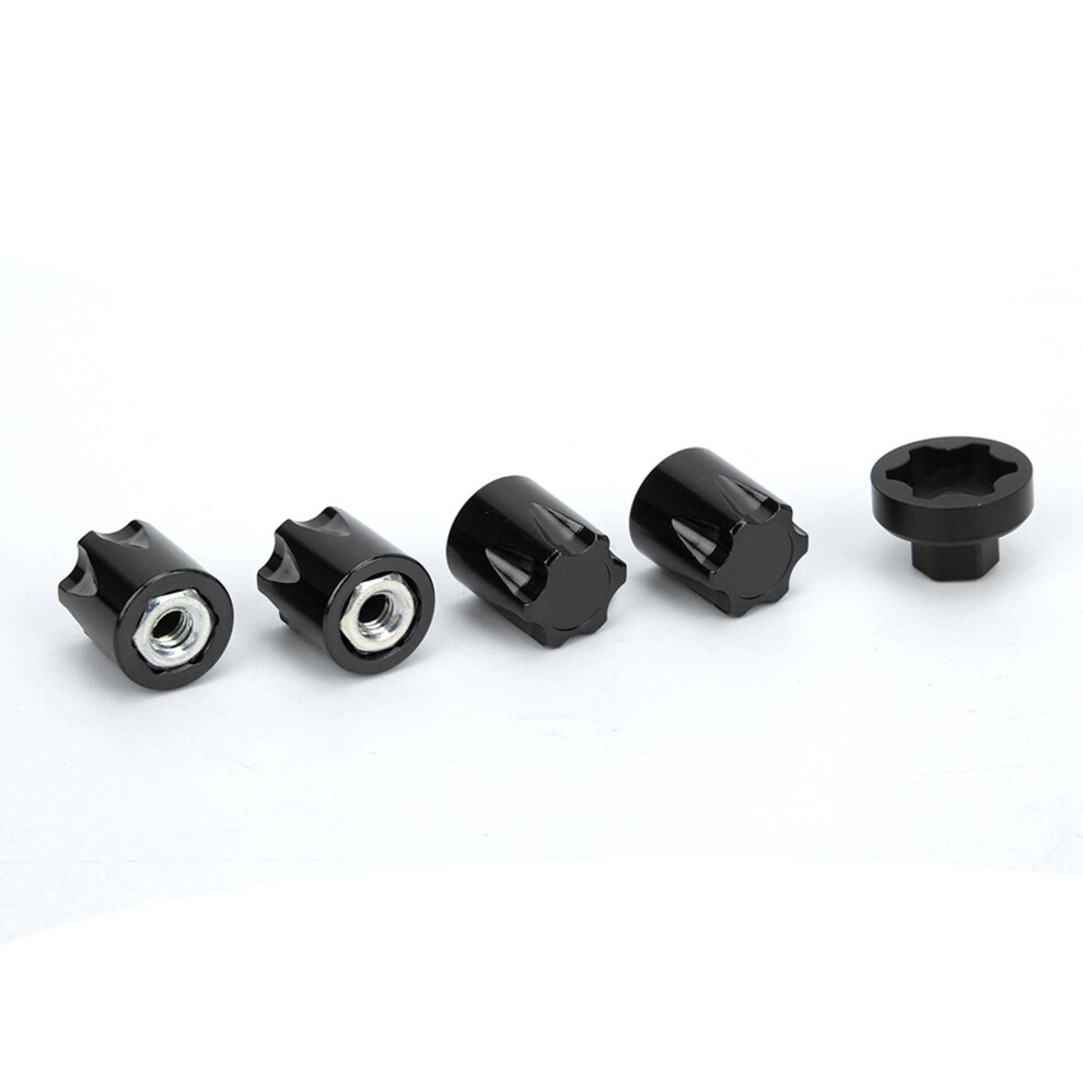4Pcs Wheel Rim Center Cap M4 Nut Fit For Traxxas Trx4 For Axial Scx10 90046 D90 For Tamiya 8451323847261
