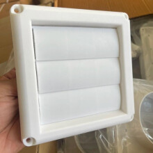 Fresh Ventilation System 6 Inch Plastic Air Vents Single Layer Air Vents With 3 Flaps For Home Cooling