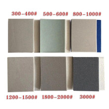 6pcs Wet Dry Velvet Sanding Sponge Disc Sponge Sandpapers Self-Adhesive Sandpaper 800-3000grit Sponge