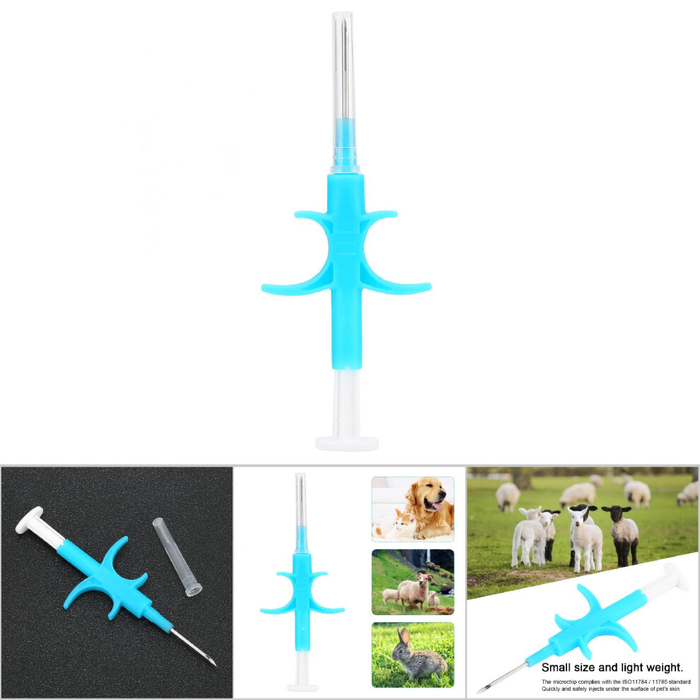 Animal Microchip Glass Transponder With Syringe For Pet Dog Cat 1.25X7mm/0.05X0.28in 4171323848207