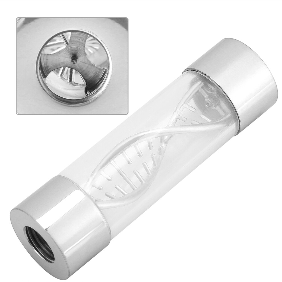 Water Flow Meter Multiple Color Metal Spiral G1/4 Female Thread For Computer Water Cooling( ) Silver 4191323848281