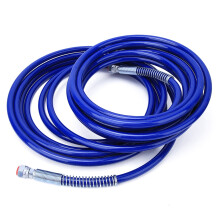 1/4in Paint Spray Hose Airless Sprayer Gun Flexible Fiber Tube 10 Meters 3265Psi