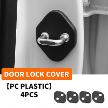 Stainless Steel Door Lock Cover For Honda CRV CR-V 2017 2018 2019 2020 2021 Screw Cap Stopper Protection