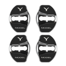 Car Styling Car Door Lock Cover Car Emblems Case for Tesla Model Y Model X Model 3 MODEL S Roadster