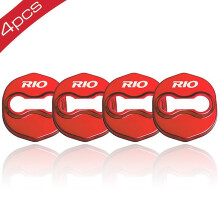 4pcs Car Styling Door Lock Cover Car Emblem Fit for KIA RIO 3 4 Stainless Steel Accessories Car Styling-13837