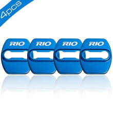 4pcs Car Styling Door Lock Cover Car Emblem Fit for KIA RIO 3 4 Stainless Steel Accessories Car Styling-13834