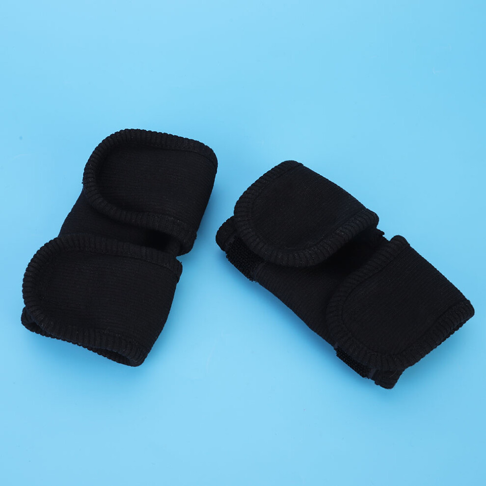 2pcs Dog Cat Leg Brace Elbow Protector Warm Knee Pads Surgery Wound Leggings GuardBlack M