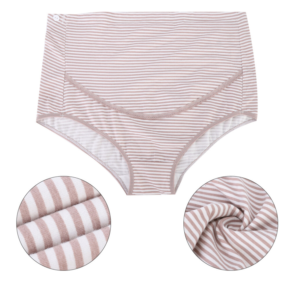 Pregnant Women High Waist Maternity Underwear Belly Lift Cotton Panties BriefsComplexion XXXL