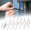 15pcs Lock Pick Set Key Extractor Locksmith Supplies Handle Tool with Transparent Lock 4
