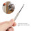 15pcs Lock Pick Set Key Extractor Locksmith Supplies Handle Tool with Transparent Lock 11
