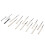 15pcs Lock Pick Set Key Extractor Locksmith Supplies Handle Tool with Transparent Lock 3
