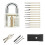 15pcs Lock Pick Set Key Extractor Locksmith Supplies Handle Tool with Transparent Lock 2