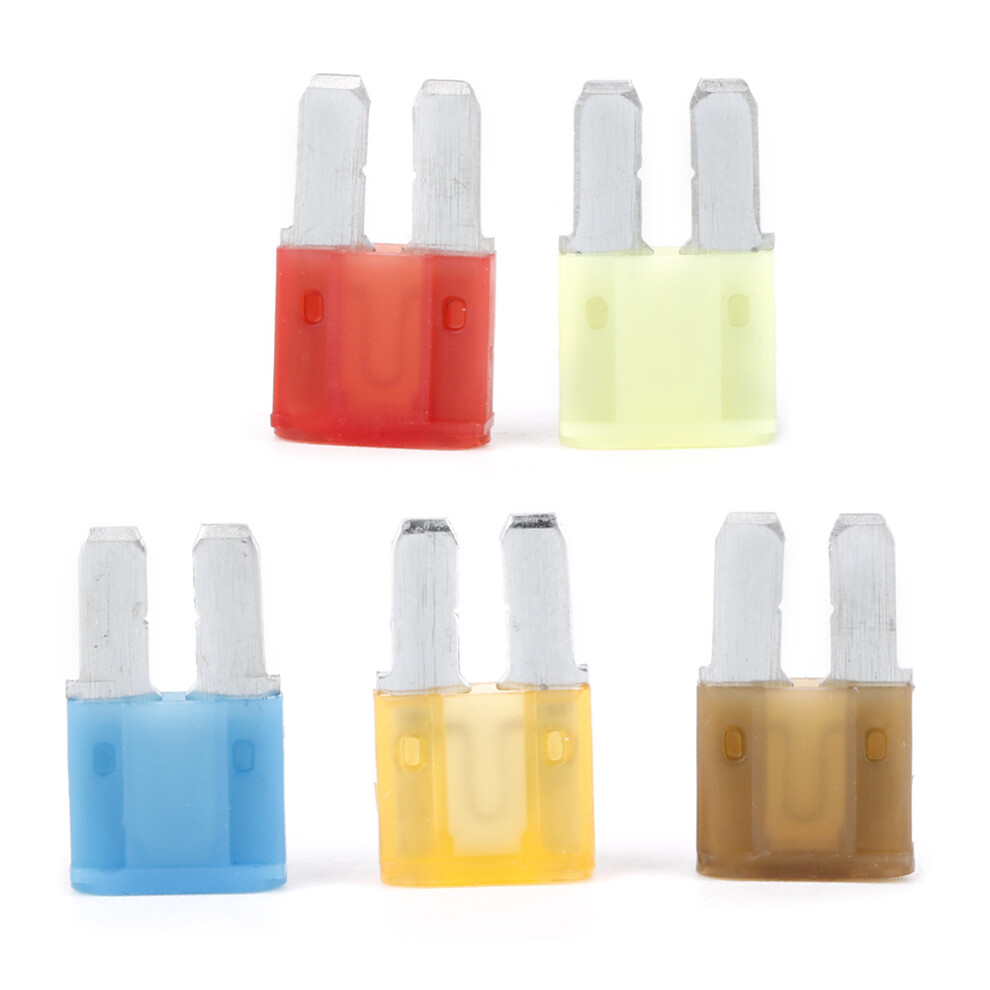 15Pcs Car Circuit Micro2 Blade Fuse Assorted Kit 5A 7.5A 10A 15A 20A 3381323851904