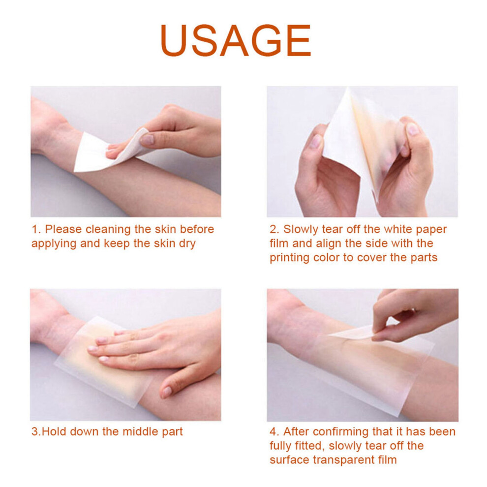 Waterproof Scar Cover Concealing Tape Skin Friendly Tattoo Concealer Sticker(Opaque Light Complexion 5# ) OpaqueâLight Complexion 5#