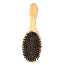 Hair Brush Natural Bamboo Handle Anti-static Hair Scalp Paddle Hairbrush Gasbag Massage Comb Hair Care Tool