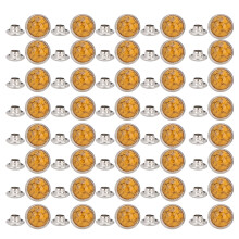 40 Stück 8mm Türkis Druckknöpfe für Kleidung, Leder, DIY-Handarbeiten, Accessoires