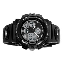 Kinder Outdoor-Sport-Digitaluhr 1163 mit PU-Armband, LED, wasserdicht, stoßfest