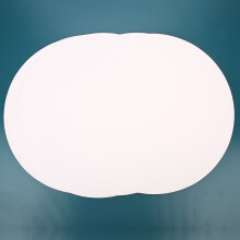 20Pcs Blank Round Paper Thickened Hand Drawing Sketching DIY Cardboard CraftWhite Paper