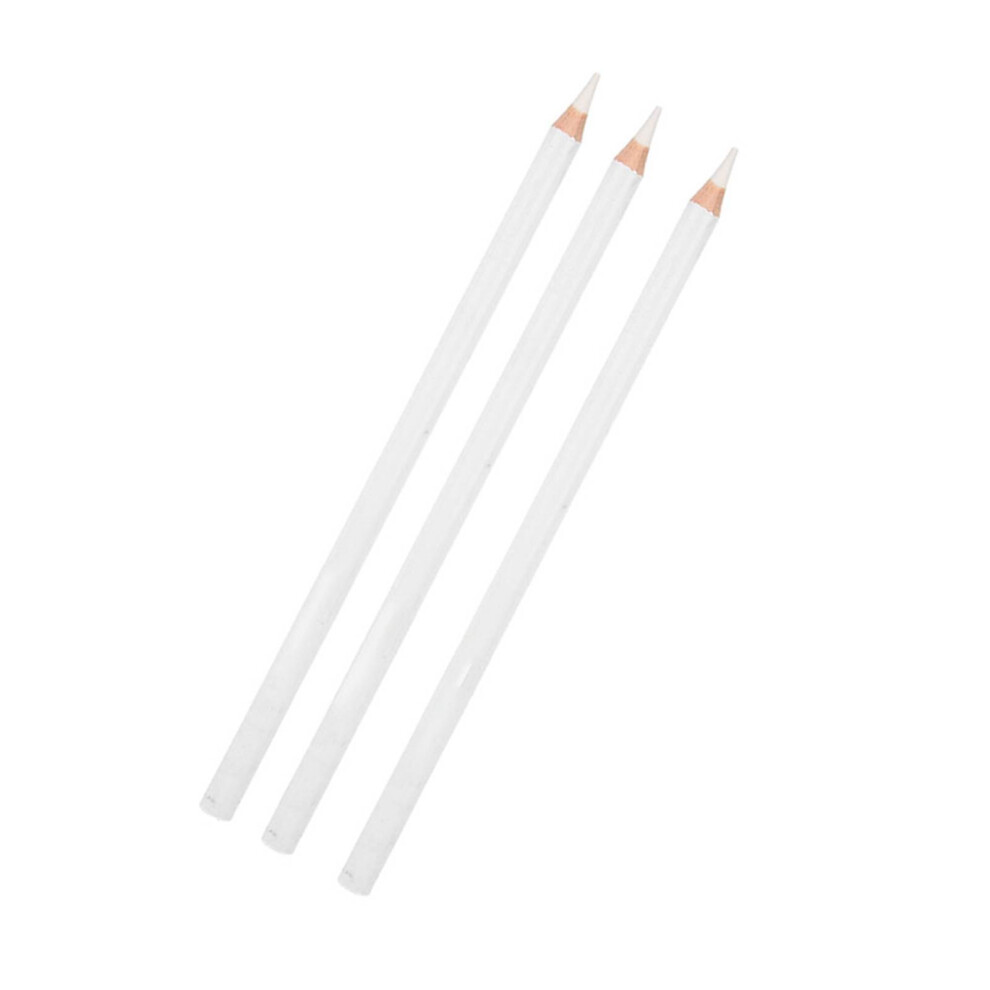 3Pcs White Charcoal Pencil Professional Sketching Highlight Pen Art Painting Supplies-image-OPC-PHWBW6D-NEW