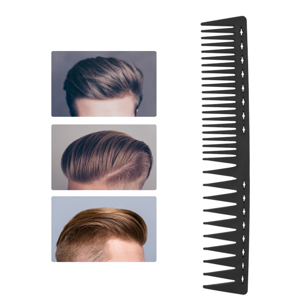 Hair Comb Anti Static Heat Resistant Carbon Fiber Hairdressing Home Salon Tool(Comb )