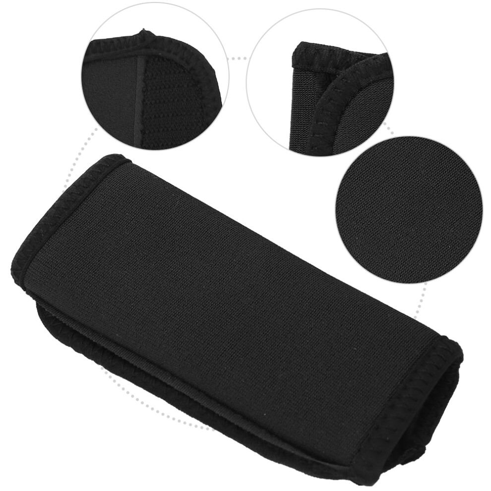 2PCS Neoprene Non-Slip Comfortable Soft Kayak Canoe Paddle Grips Kayak Boat Accessories(Black )