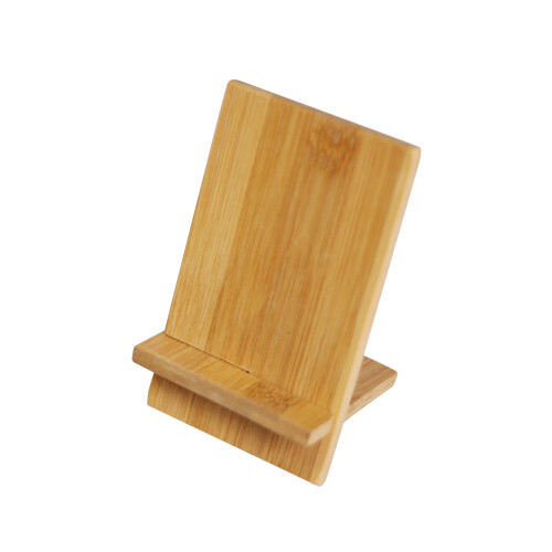 Holzhalterung für Telefon & Tablet, kompatibel mit iPhone & Android, 14*8*7 cm 2