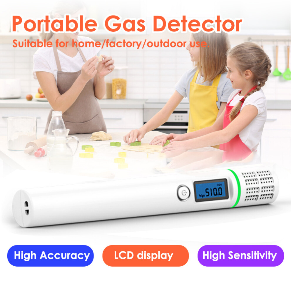 Portable Natural Gas Leak Detector With Lcd Display High Accuracy Combustible Gas Detector Sensor Tester 4661323854440