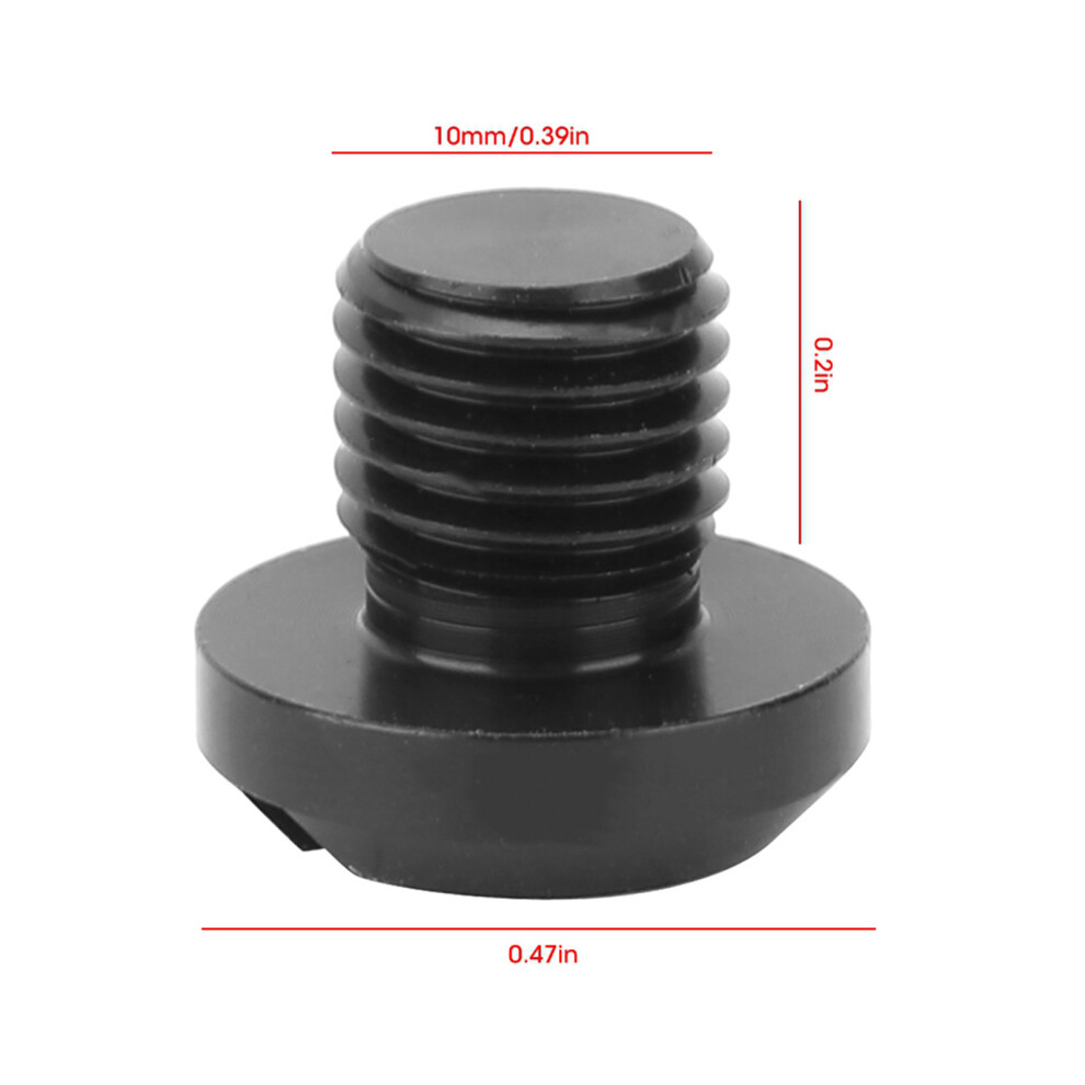 2 Pair Of M10x1.25 Rearview Side Mirror Hole Plugs Screw Fits For Ducati Hypermotard 8331323855957
